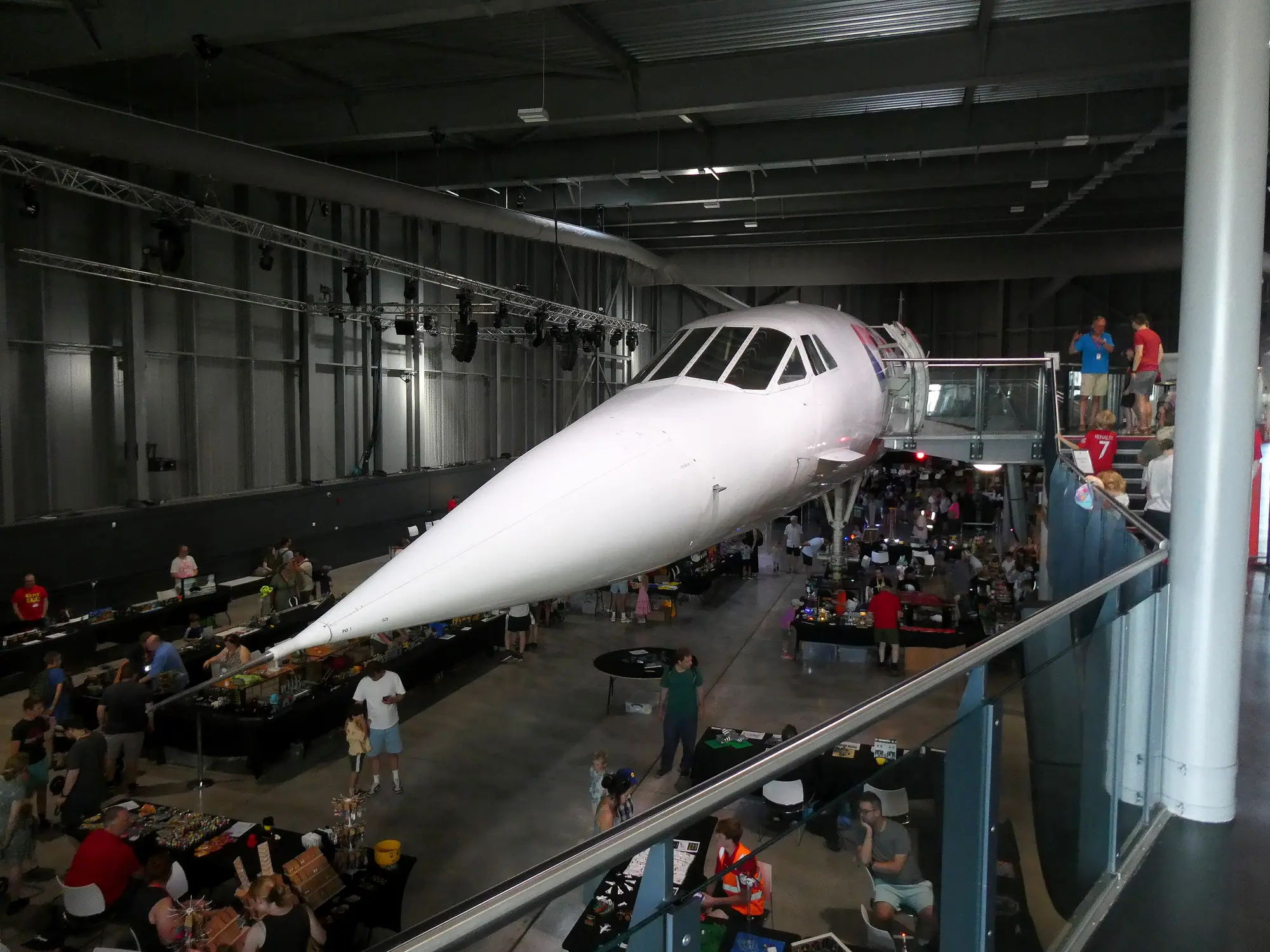 Concorde G-BOAF on display at Aerospace Bristol in Filton