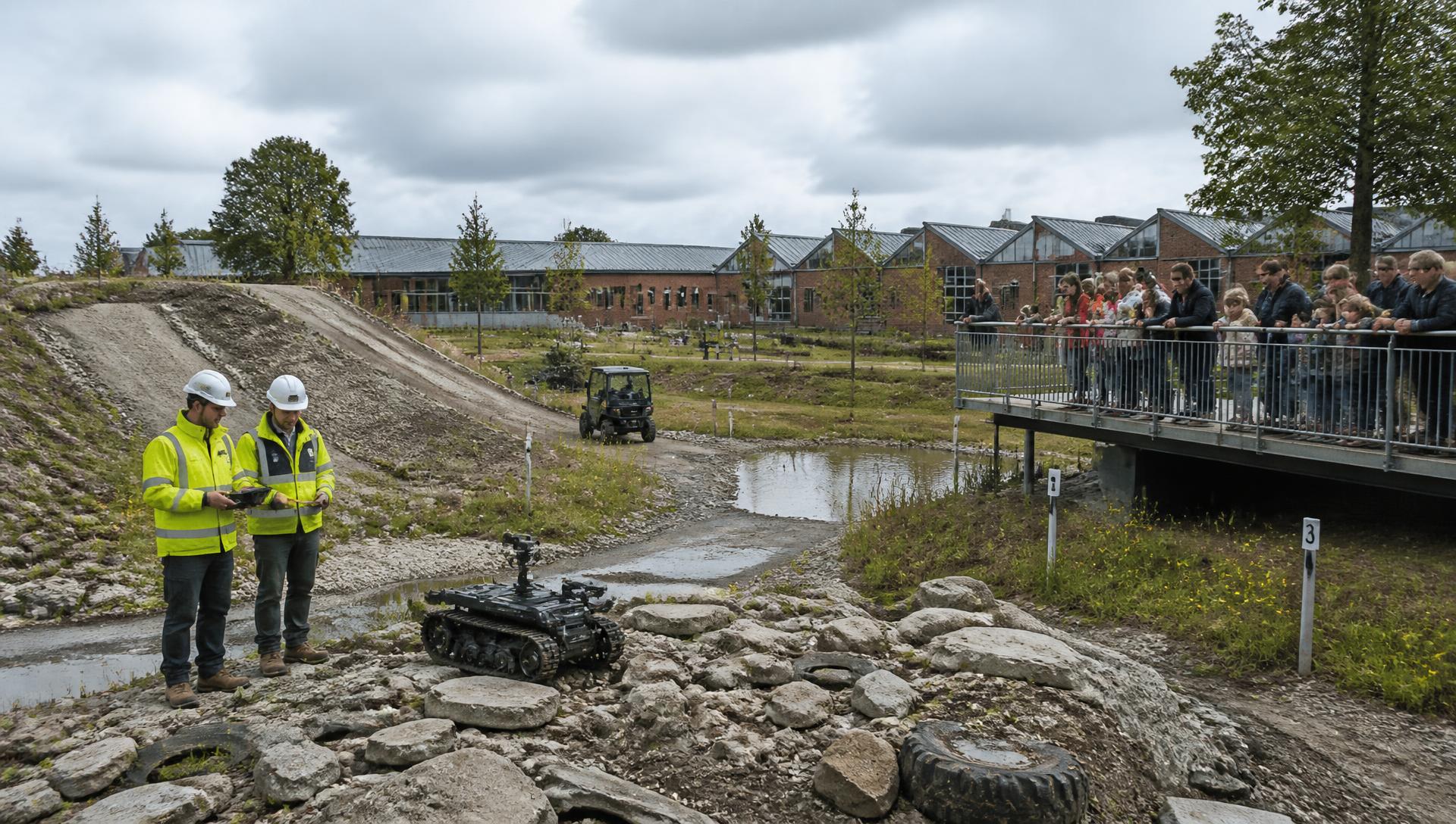 Concept vision of how a UKIZ Robotics & Autonomous Systems Zone could sit within its British setting
