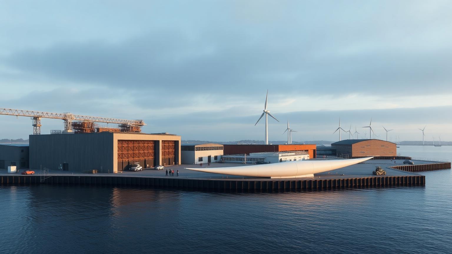Concept vision of how a UKIZ Clean Energy Systems & Industrial Decarbonisation Zone could sit within its British setting